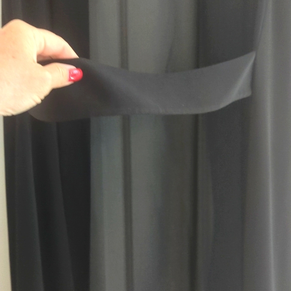 DKNY Black duster, size Large, NWT - Picture 7 of 13